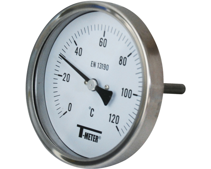 Bi-metallic SS thermometer 1686 axial Ø100 L100mm -30°C/+50°C 1/2''